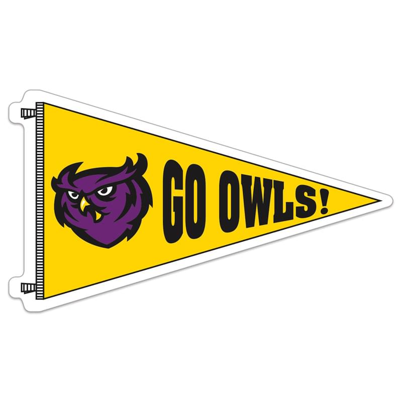 Pennant 0.02" Thick Vinyl Die Cut Large Stock Magnet