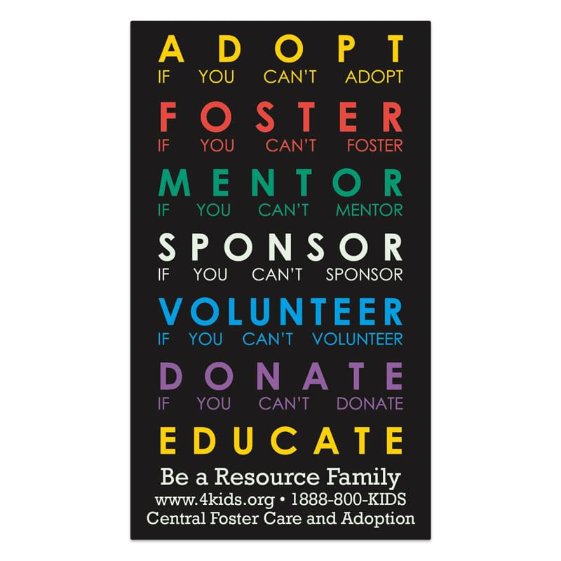Jumbo Business Card Magnet / Full Color (2 3/4"x4 3/4")