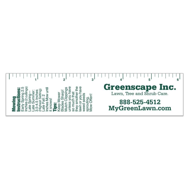 Rectangle 0.02" Thick Vinyl Square Cut Magnet (1 1/2"x6 1/4")