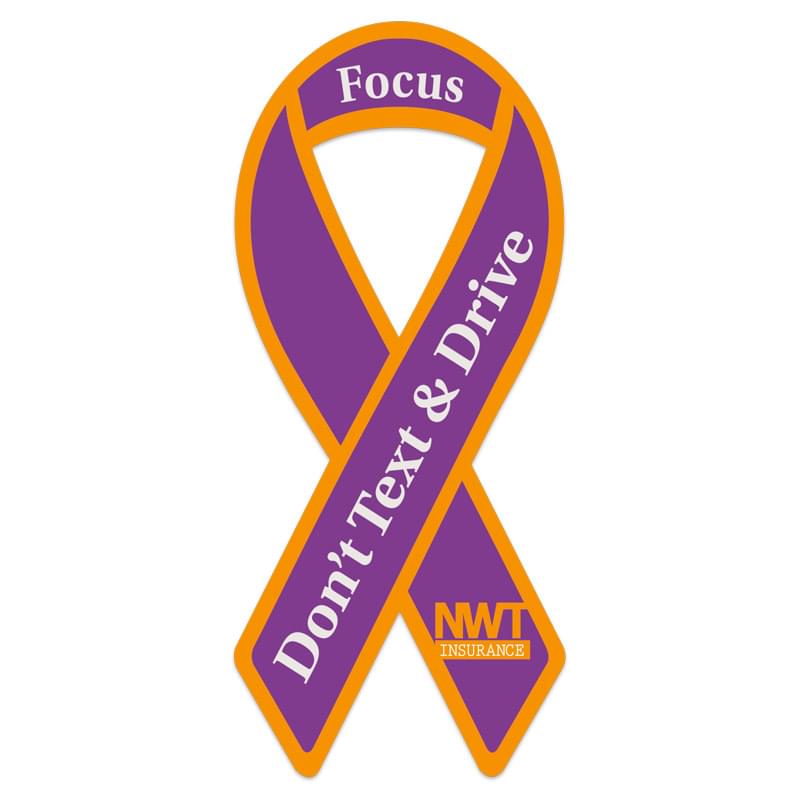 Custom Ribbon Magnet (3 1/2"x8")