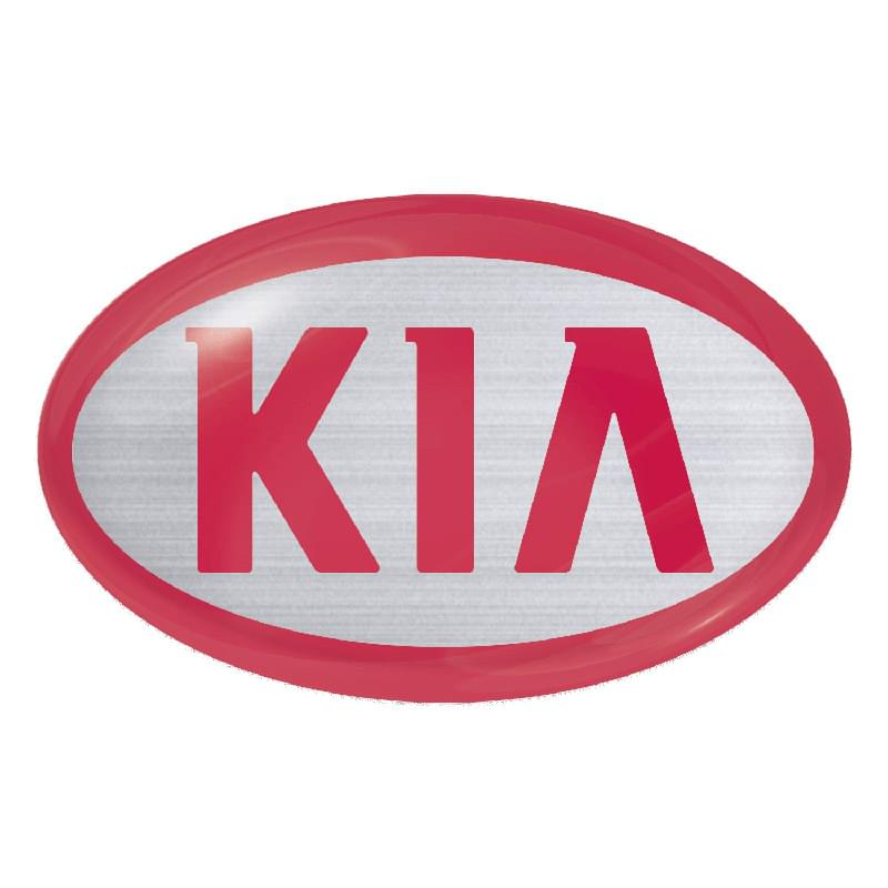 White Vinyl Perm Adh Oval Domed Decal (1 1/4"x2")