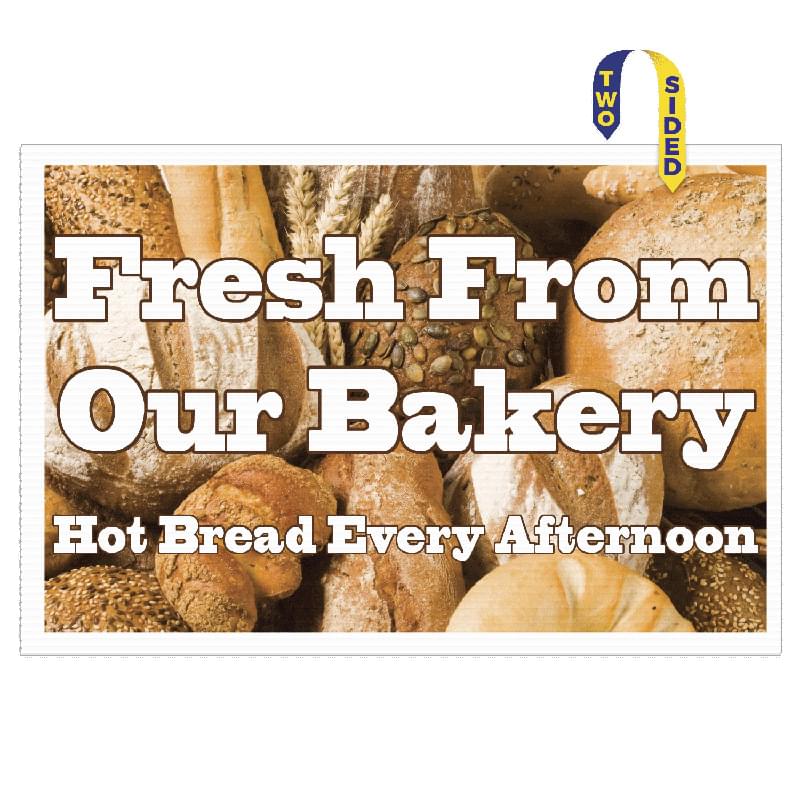 Corrugated Plastic Sign: Full Color/1 Side (24"x36")