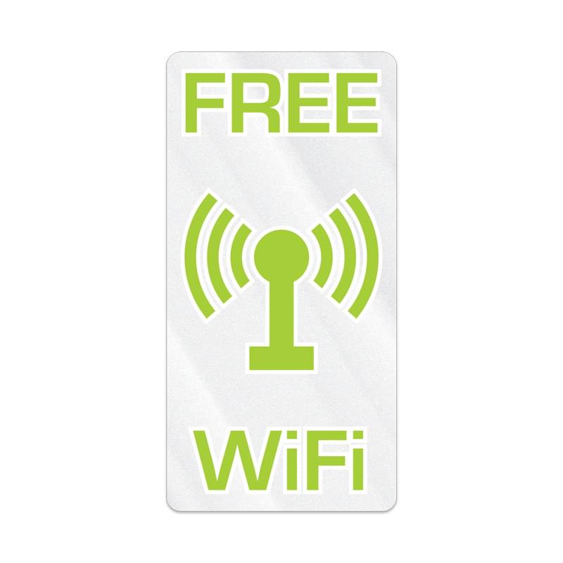 Set 2 Small Stock Rectangle Decal w/ Round Corner (2"x4") Screen Printed