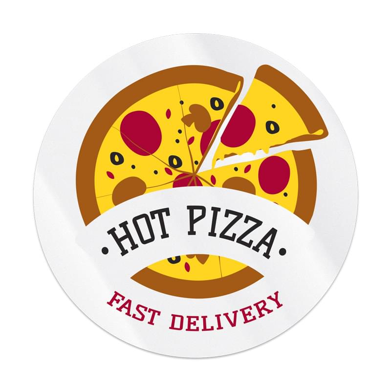 Set 1 Medium Stock Circle Decal (4" Diameter) Screen Print
