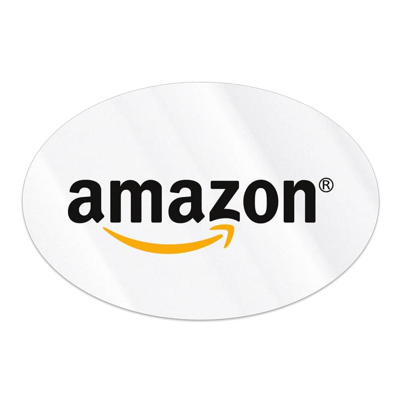 Set 2 Small Stock Oval Decal (2"x3") Screen Printed