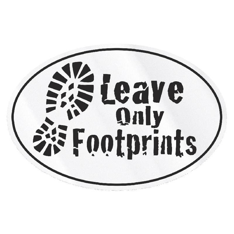 Set 1 Large Stock Oval Decal (4"x6") Screen Print
