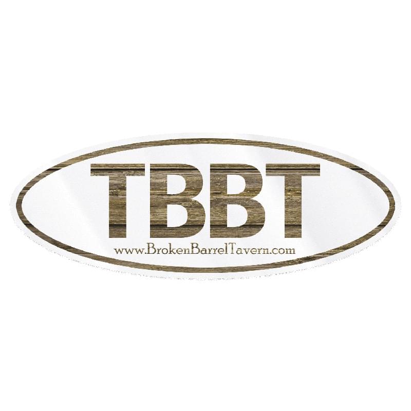 Set 1 Large Stock Oval Decal (3"x8") Digital Print