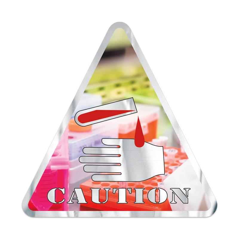 Set 1 Medium Stock Triangle Decal (4"x4") Digital Print