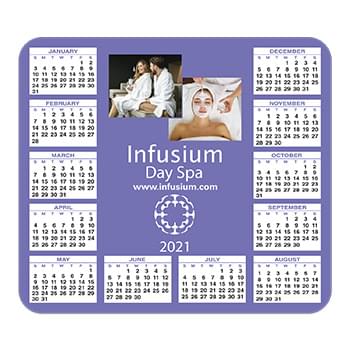 Ultra Thin Calendar Mouse Pads with U-Shape Calendar